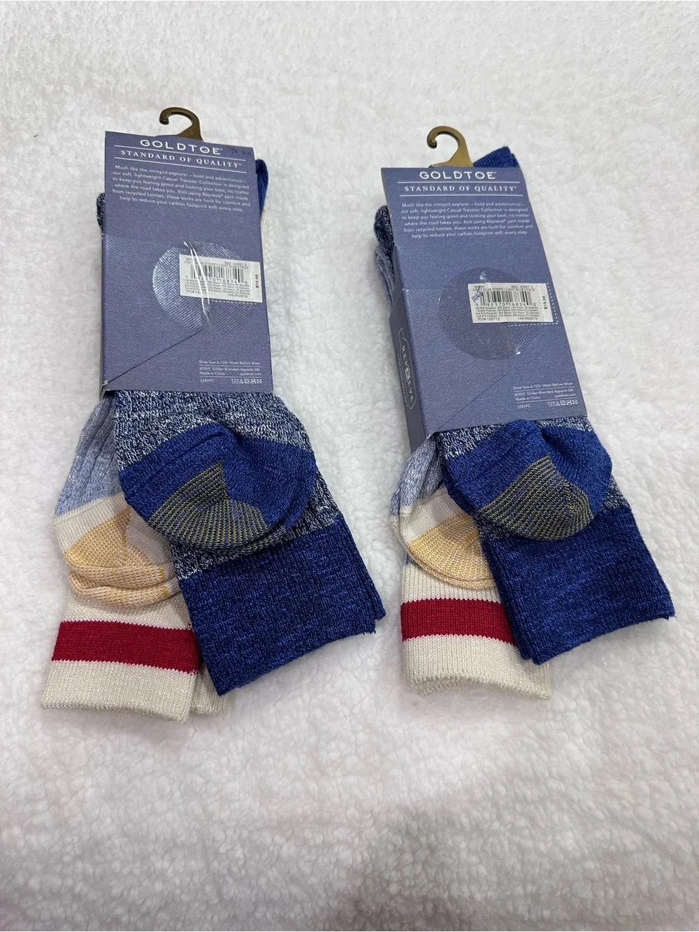 Gold Toe Casual Traveler Men's Crew Socks